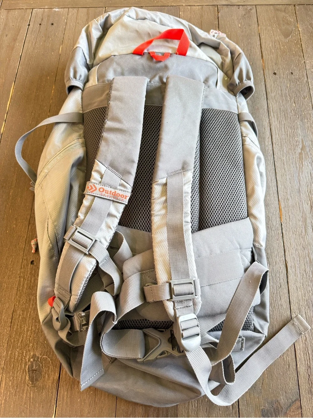 Outdoor Products Arrowhead Hiking Backpack Gray Lightweight Camping Daypack